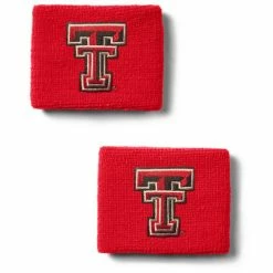 1UND01 Under Armour Texas Tech 3" Performance Wristband 2-Pack