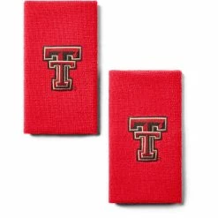 1UND01 Under Armour Texas Tech 6" Performance Wristband 2-Pack