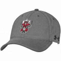 1UND01 Youth Under Armour Texas Tech Garment Washed Cap