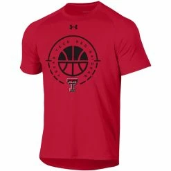 1UND01 Men's Under Armour Texas Tech Basketball S/S Tee