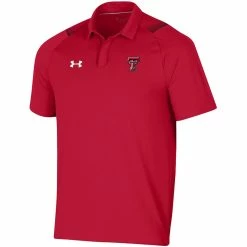 1UND01 Men's Under Armour Texas Tech Sideline Isochill Polo
