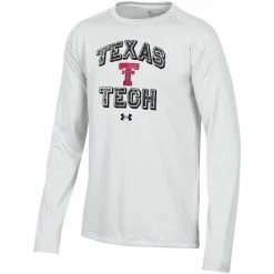 1UND01 Youth Under Armour Texas Tech L/S Tee