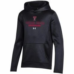 1UND01 Youth Under Armour Texas Tech Basketball Hoodie