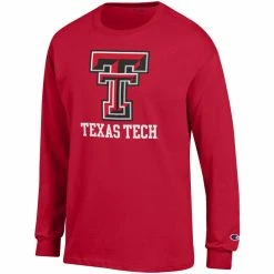 CHAMPIONCUSTOM Adult Champion Texas Tech L/S Tee