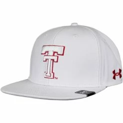 1UND01 Men's Under Armour Texas Tech Throwback Huddle Fitted Cap