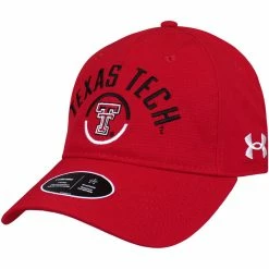 1UND01 Men's Under Armour Texas Tech Double T Airvent Cap