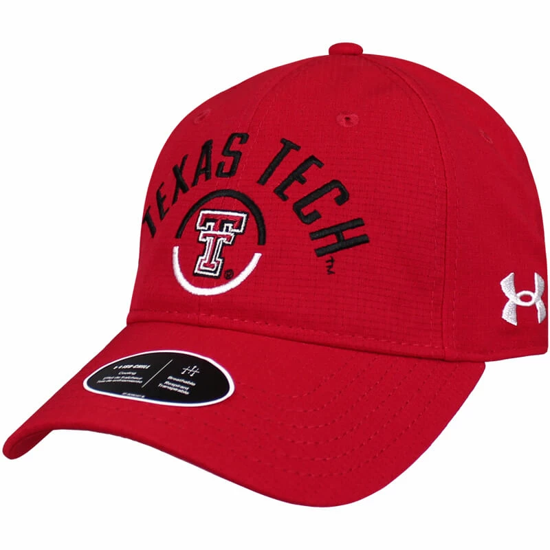1UND01 Men's Under Armour Texas Tech Double T Airvent Cap 3 1UND01 Men's Under Armour Texas Tech Double T Airvent Cap