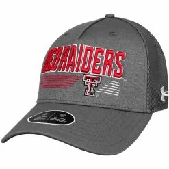 1UND01 Men's Under Armour Texas Tech Red Raiders Twist Trucker Cap