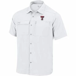 1UND01 Men's Under Armour Texas Tech Motivate Button Up