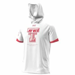 1UND01 Men's Under Armour Texas Tech Hooded S/S Shooter Shirt