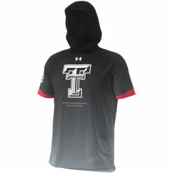1UND01 Men's Under Armour Texas Tech Hooded S/S Shooter Shirt