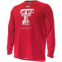 1UND01 Men's Under Armour Texas Tech L/S Shooter Shirt