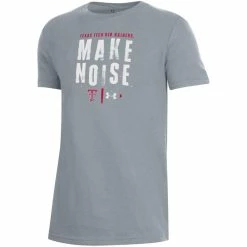 1UND01 Youth Under Armour Texas Tech Make Noise S/S Tee