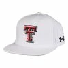 1UND01 Men's Under Armour Texas Tech Huddle Fitted Cap -Sports Equipment Sales 23UH551M000