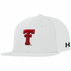 1UND01 Men's Under Armour Texas Tech Throwback Huddle Fitted Cap