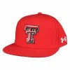 1UND01 Men's Under Armour Texas Tech Huddle Fitted Cap -Sports Equipment Sales 23UH551M555