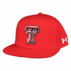 1UND01 Men's Under Armour Texas Tech Huddle Fitted Cap