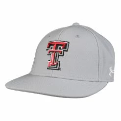 1UND01 Men's Under Armour Texas Tech Huddle Fitted Cap