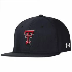 1UND01 Men's Under Armour Texas Tech Huddle Fitted Cap