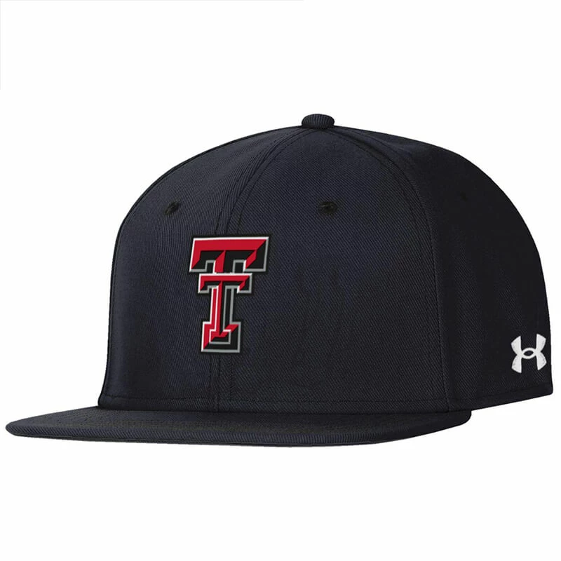 1UND01 Men's Under Armour Texas Tech Huddle Fitted Cap 3 1UND01 Men's Under Armour Texas Tech Huddle Fitted Cap