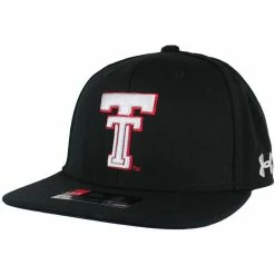 1UND01 Men's Under Armour Texas Tech Throwback Huddle Fitted Cap