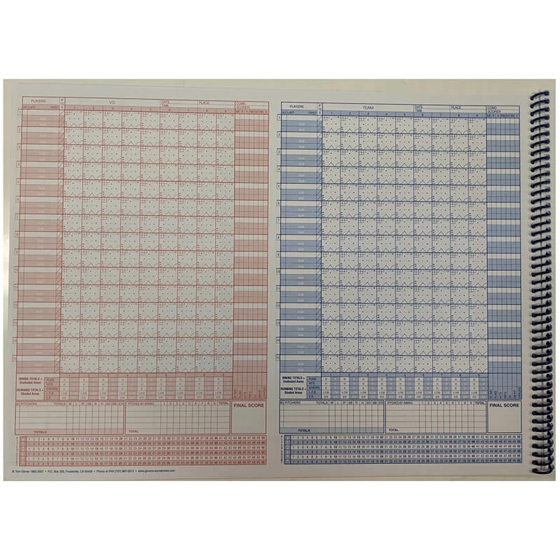 1GLO01 Glover's Side-By-Side Scorebook 4 1GLO01 Glover's Side-By-Side Scorebook - Image 2
