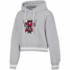 GEAR/ALTAPP Women's Champion Texas Tech Reverse Weave Crop Hoodie