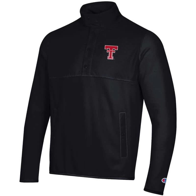 GEAR/ALTAPP Men's Champion Texas Tech Explorer Fleece 1/2 Snap 3 GEAR/ALTAPP Men's Champion Texas Tech Explorer Fleece 1/2 Snap