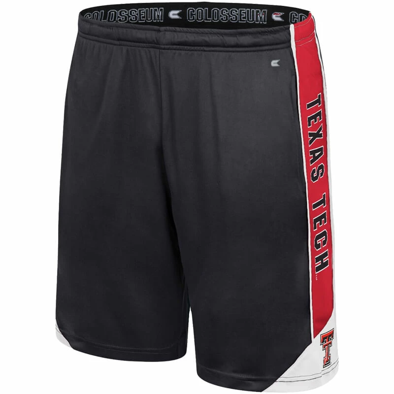COLO01 Men's Colosseum Texas Tech Haller Shorts 3 COLO01 Men's Colosseum Texas Tech Haller Shorts