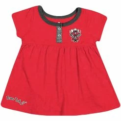 COLO01 Infant Colosseum Texas Tech Jessica Onesie Dress