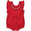 COLO01 Infant Colosseum Texas Tech Gidget Ruffle Onesie -Sports Equipment Sales COEO20287