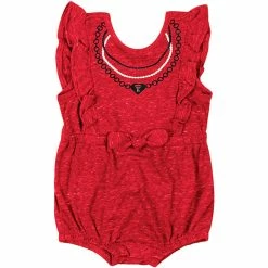 COLO01 Infant Colosseum Texas Tech Gidget Ruffle Onesie