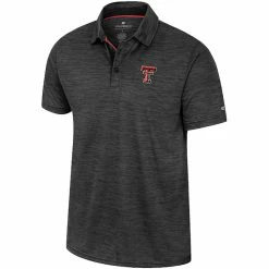 COLO01 Men's Colosseum Texas Tech Positraction Polo