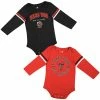 COLO01 Infant Colosseum Texas Tech Advertisement L/S Bodysuit 2-Pack