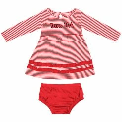 COLO01 Infant Colosseum Texas Tech Who Ville Dress Set