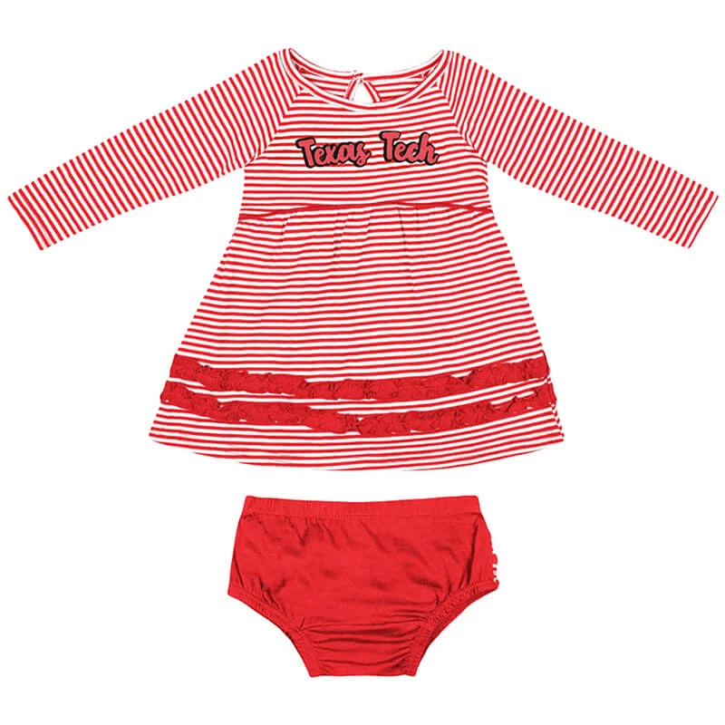 COLO01 Infant Colosseum Texas Tech Who Ville Dress Set 3 COLO01 Infant Colosseum Texas Tech Who Ville Dress Set