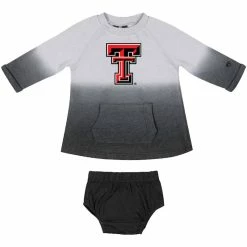 COLO01 Infant Colosseum Texas Tech Hand In Hand Dress Set