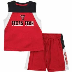 COLO01 Toddler Colosseum Texas Tech Ozone Tank & Shorts Set