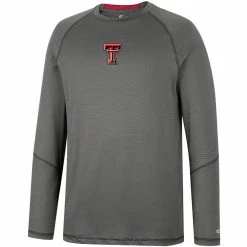 COLO01 Men's Colosseum Texas Tech Dwayne Raglan L/S Top