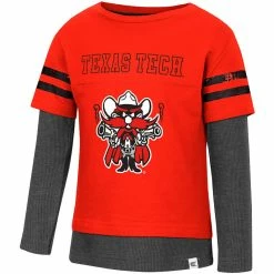 COLO01 Toddler Colosseum Texas Tech Gardookas Layered L/S Tee