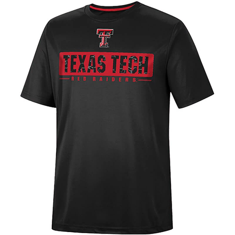 COLO01 Men's Colosseum Texas Tech Wager S/S Tee 3 COLO01 Men's Colosseum Texas Tech Wager S/S Tee