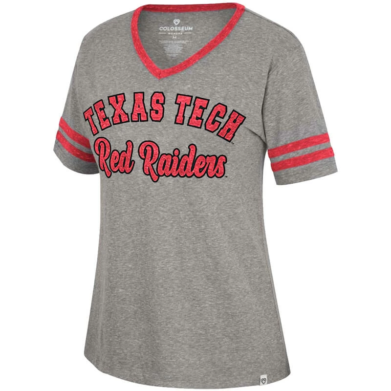 COLO01 Women's Colosseum Texas Tech Lana Oversized Tee 3 COLO01 Women's Colosseum Texas Tech Lana Oversized Tee