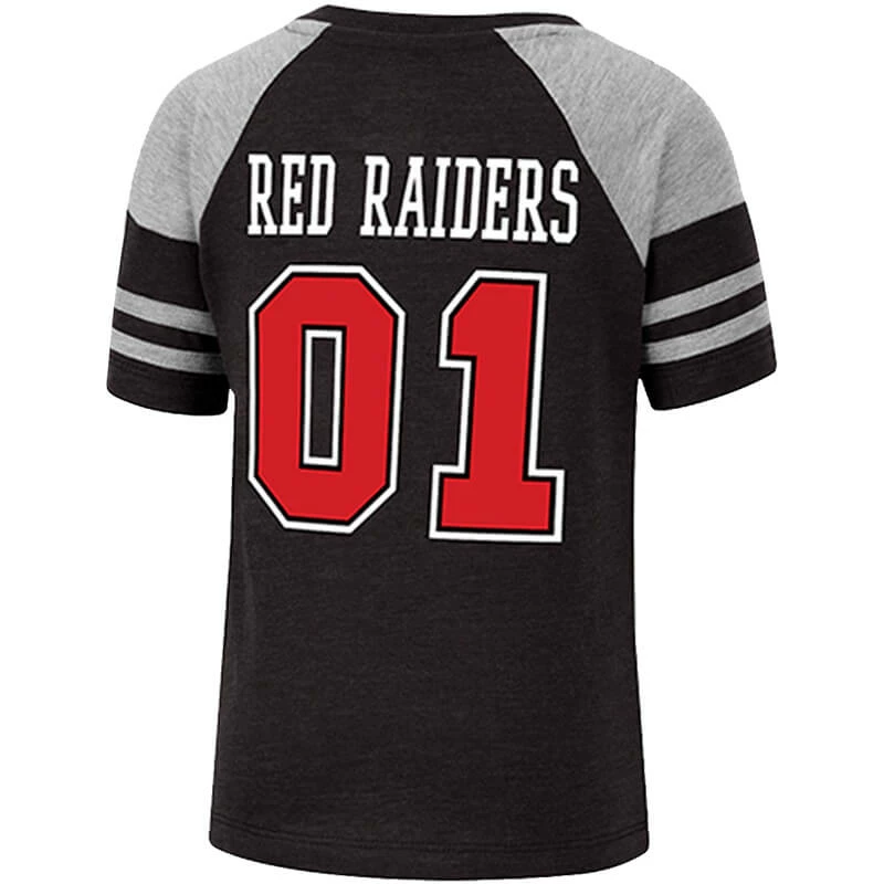 COLO01 Toddler Colosseum Texas Tech Michael Football S/S Tee 4 COLO01 Toddler Colosseum Texas Tech Michael Football S/S Tee - Image 2