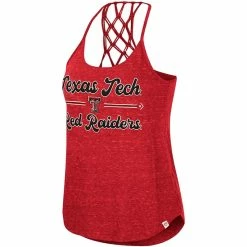COLO01 Women's Colosseum Texas Tech Glenda Macrame Tank