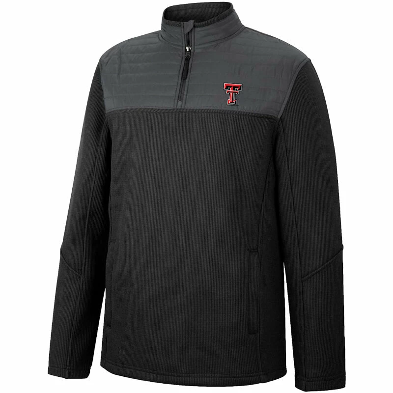COLO01 Men's Colosseum Texas Tech Good On You 1/4 Zip 3 COLO01 Men's Colosseum Texas Tech Good On You 1/4 Zip