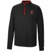 COLO01 Men's Colosseum Texas Tech Spaulding 1/4 Zip -Sports Equipment Sales COUZ11443