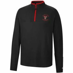 COLO01 Men's Colosseum Texas Tech Spaulding 1/4 Zip