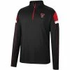 COLO01 Men's Colosseum Texas Tech Golf Match 1/4 Zip -Sports Equipment Sales COUZ11444