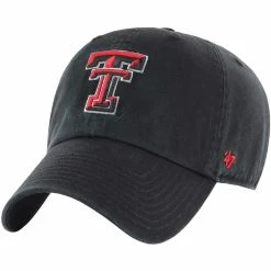 TWIN02 Adult '47 Brand Texas Tech Guns Up Clean Up Cap