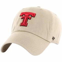 TWIN02 Adult '47 Brand Texas Tech Vintage Clean Up Cap